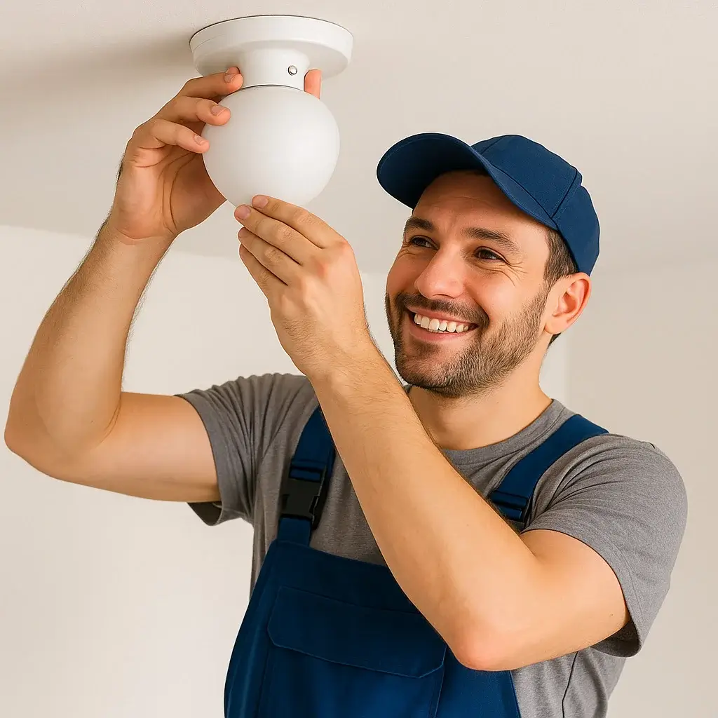 lampen montieren durch profi