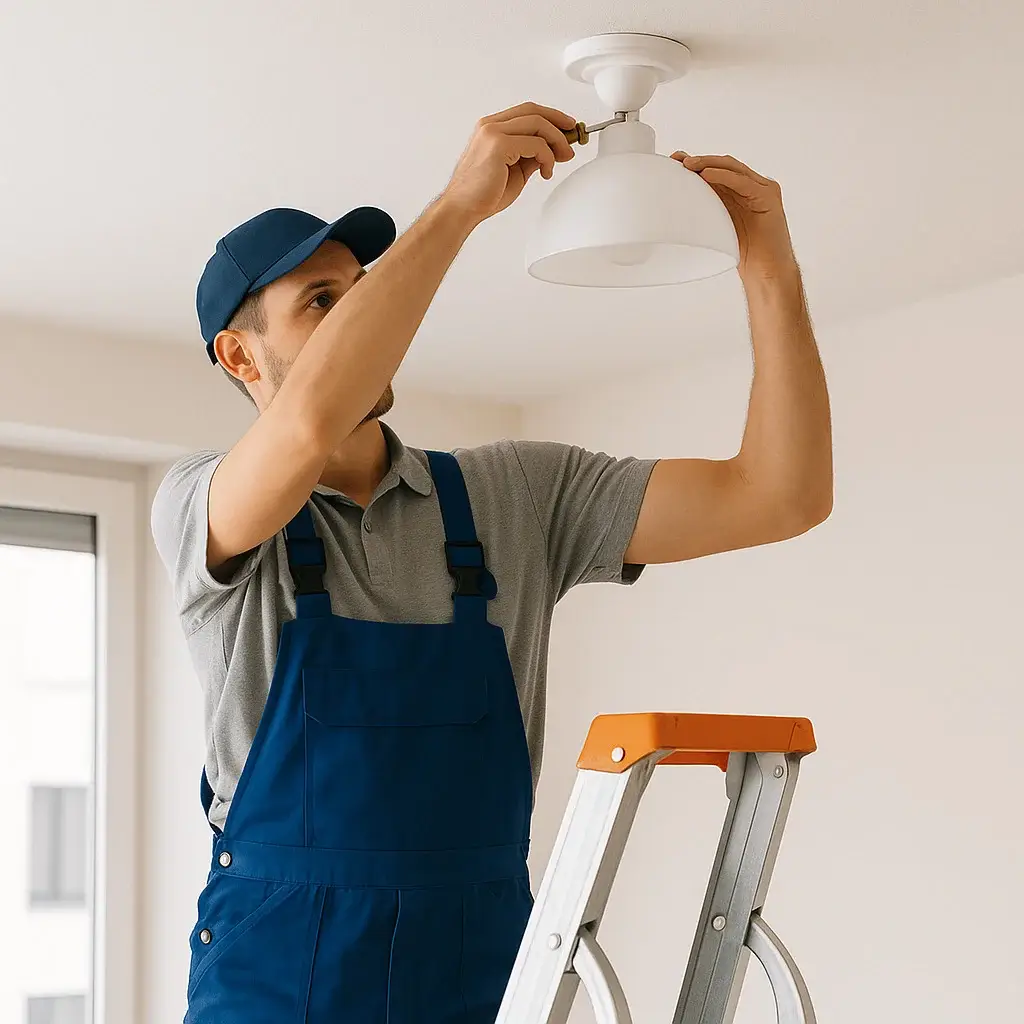 lampen montieren durch profi